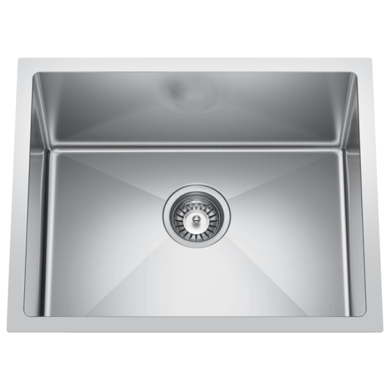 BC- 5545 Stainless Steel Single sink 550 x 450 x 230mm - Brushed Nickel