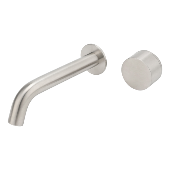 KC1293.BS Wall Mount Mixer-Brushed Stainless Steel