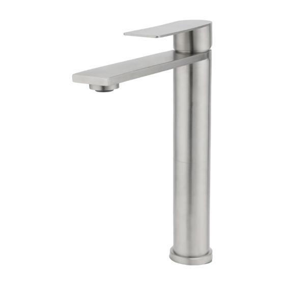BC-2011 Brushed Nickel Tall Basin Mixer Tap